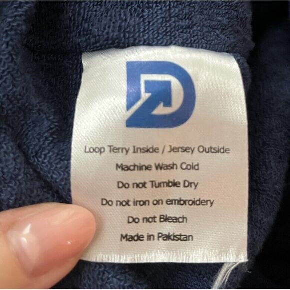 Dude Robe Blue Jersey Terry Men's Loungewear Sweatpants Size XL - Picture 3 of 5